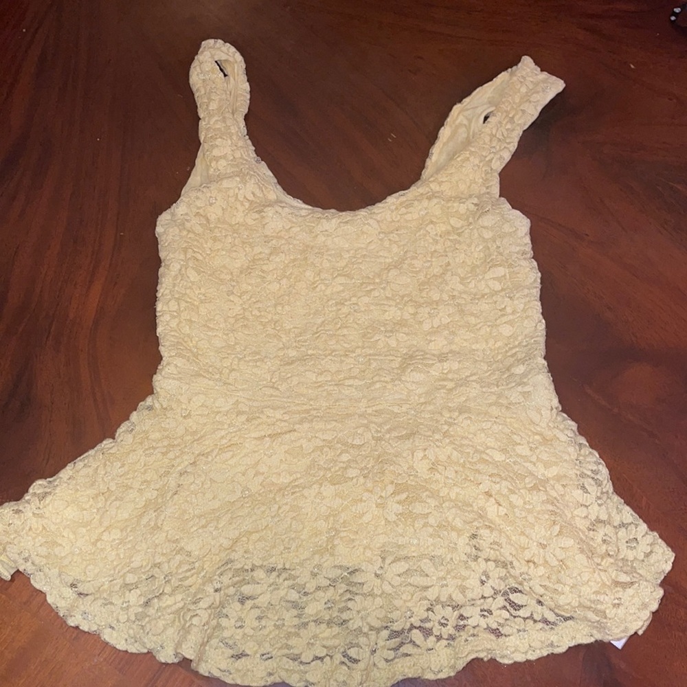 Xs Pins & Needles Lace Tank Top